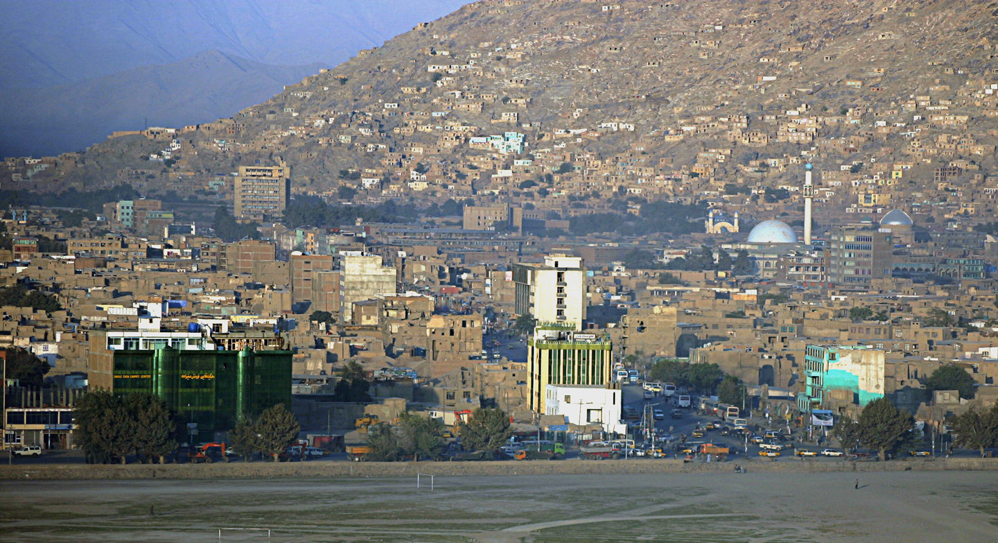 Blick über die Stadt Kabul