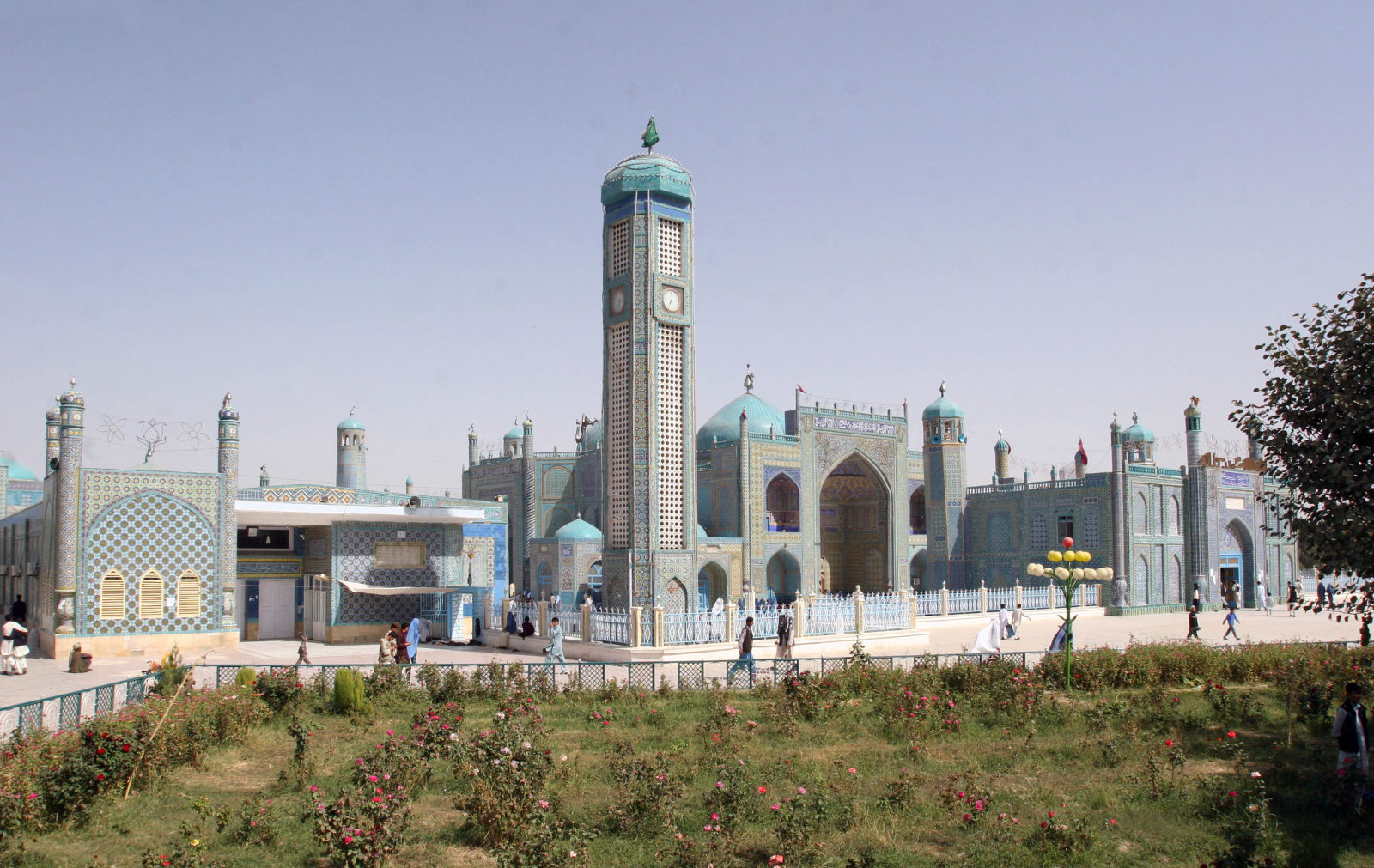 Blaue Moschee (Schrein von Hazrat Ali) in Mazar-i-Sharif