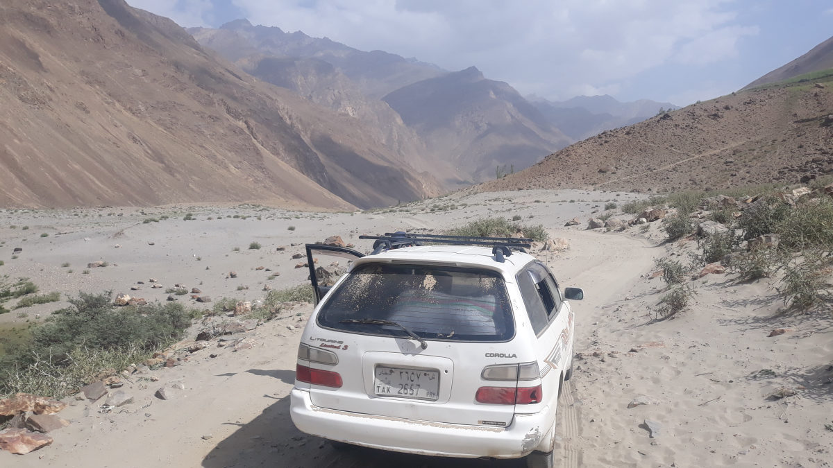 Straße durch den Wakhan-Korridor im Nordosten Afghanistans